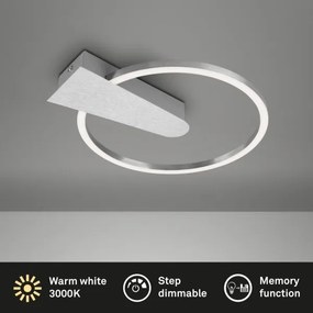 Briloner 3542-018 - LED Stmievateľné stropné svietidlo NICO LED/12W/230V chróm