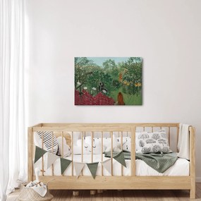 Obraz - Henri Rousseau, Tropical Forest with Monkeys, reprodukcia (70x50 cm)