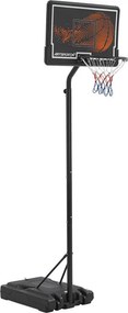 Basketbalový kôš s nastaviteľnou výškou na vonkajšie použiti