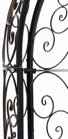 Oblúk na ruže Rosie s lavičkami - Bronzová