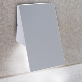 Exteriérové nástenné LED svietidlo Plain, 1x LED 10w, biele