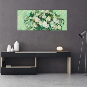 Obraz - Vincent van Gogh, Roses, reprodukcia (120x50 cm)