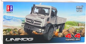 Double E Terénne vozidlo Mercedes Unimog RC na diaľkové ovládanie 4x4 1:20