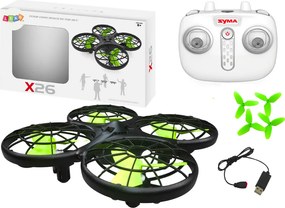 LEAN Toys SYMA X26 Dron na diaľkové ovládanie Black
