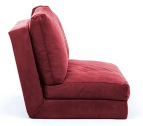 Vínová rozkladacia pohovka 120 cm Taida – Balcab Home