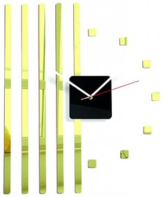 Sentop -Plastové hodiny na stenu hnedé čoko.  Rozmer 58 x 45 cm X0015 i čierne