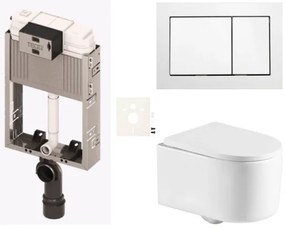 Závesný wc set na zamurovanie SAT SIKOTZTOR72B, 1 ks
