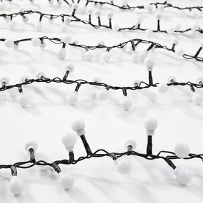 WHITE BULBS Svetelná reťaz vonkajšie mini žiarovky 300 svetiel