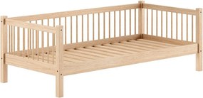 Detská posteľ z bukového dreva s roštom 90x200 cm v prírodnej farbe Forrest – Vipack