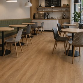 Gerflor, PVC podlaha - lino Flexar Nerok 0492 Timber Cabana, na mieru, šíře 2m,4m, hnedá, bez podkladu, chodba / predsieň