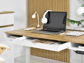 PC stolík Osto 120 (dub biely + čierna). Vlastná spoľahlivá doprava až k Vám domov. 1109814