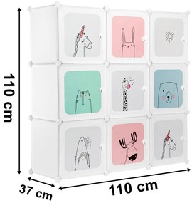 Detská modulárna skriňa ESLA