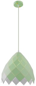 Toolight Toolight, kovové závesné stropné svietidlo 1xE27 APP339-1CP, zelená, OSW-08960
