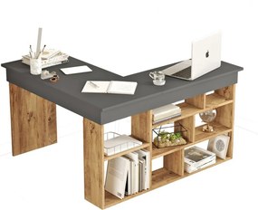 Stôl Cilo Anthracite a Atlantic Pine