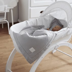 Sada do postieľok s rámom tmavo šedá 50x65cm