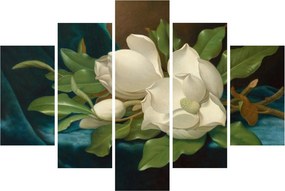 Obraz - Martin Johnson Heade, Giant Magnolias on a Blue Velvet Cloth, reprodukcia (150x105 cm)
