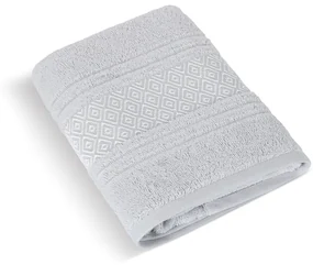 Bellatex Uterák Froté Mozaika svetlosivá, 50 x 100 cm