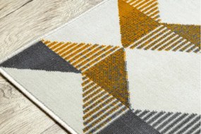Koberec GINA 21245861 Zygzak geometrický béž / sivý