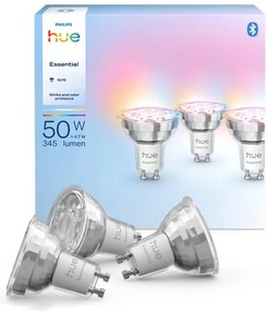 Sada 3x stmievateľných LED žiaroviek Philips Hue WACA GU10/4,7W/230V 2200-6500K