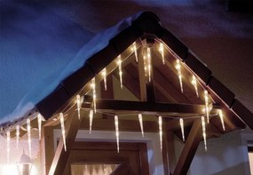 NEXOS Vianočné osvetlenie - cencúle, studeno biele,8 funkcií