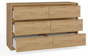 Komoda Kentero 3 (dub artisan). Akcia -22%. Vlastná spoľahlivá doprava až k Vám domov. 1132839