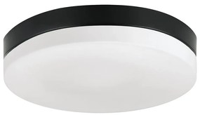 Prezent 67116 - Kúpeľňové stropné svietidlo PILLS 3xE27/60W/230V IP44 čierna