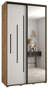 Skriňa 45 Canaris 13 130 artisan/biela/čierna