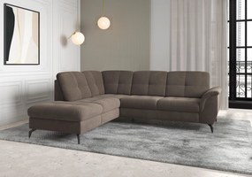 XXXLutz ROHOVÁ SEDAČKA, textil, tmavohnedá Sit & More - Sedačky - 00014401332H