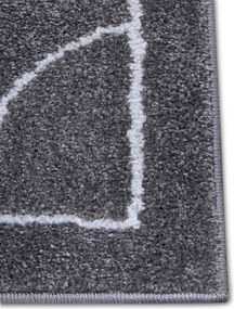 Hanse Home, Detský koberček Adventures 105949 Darkgrey, 120x170, šedá, detská izba