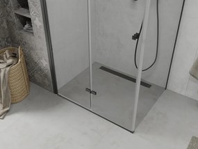 Mexen Lima sprchovací kút 80x70 cm, priehľadná, čierna, 856-080-070-70-00