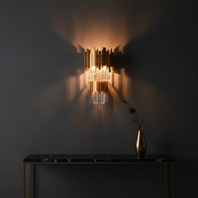 Toolight Toolight, nástenné svietidlo 2xE14, 312356, zlatá, OSW-04413