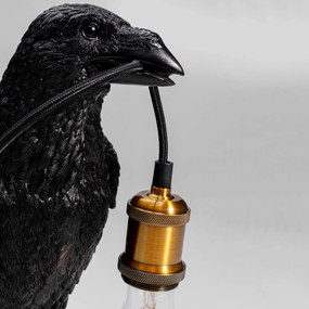 KARE Animal Crow stolná lampa v tvare vrany