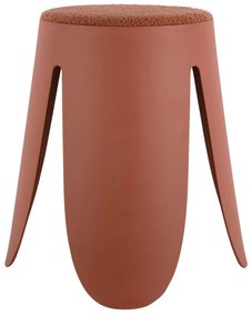 Svetločervená plastová stolička Savor – Leitmotiv