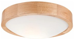 Lamkur Stropné svietidlo OAK SLIM 1xE27/60W/230V dub ø 27 cm LA40790