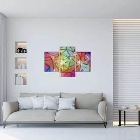 Obraz - Polygonálna abstrakcia (90x60 cm)