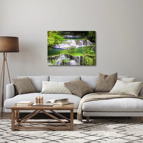Obrázok - Vodopády Huay Mae Khamin, Kanchanaburi, Thajsko (70x50 cm)