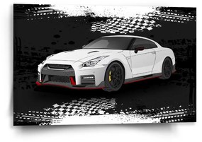 Sablio Obraz Nissan GTR 35 Čierny - 60x40 cm