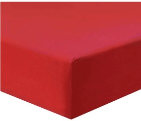 Posteľná plachta jersey červená - 200x220cm