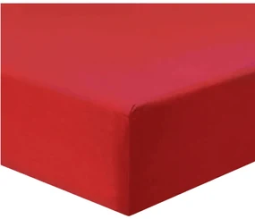 Posteľná plachta jersey červená TiaHome - 70x140cm