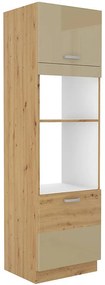 Kuchynská skrinka Artisan Cappuccino lesk 60dpm-210 2f