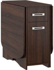 Rozkladací jedálenský stôl Elston X (dub sonoma tmavý) (pre 4 až 6 osôb). Akcia -20%. Vlastná spoľahlivá doprava až k Vám domov. 1051407