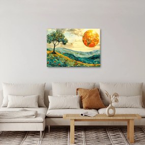 Obraz - Ilustrácia krajiny (70x50 cm)