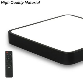 Brilagi -LED Stmievateľné svietidlo POOL SQUARE LED/48W/230V 3000-6000K 50x50 cm čierna +DO