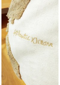 Zelený/krémový detský sedací vak World Map – Lorena Canals