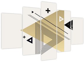 Obraz - Geometrické tvary N⁰4 (150x105 cm)