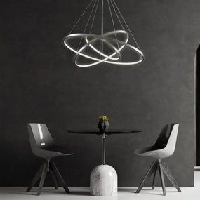 LED Luster na lanku LEA LED/60W/230V 4000K pr. 80 cm chróm