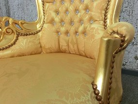 (2648) DIVANO DEL CASTELLO zámocká leňoška zlatá