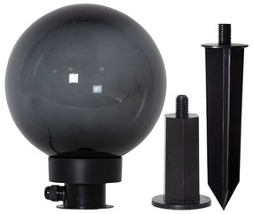 Vonkajšia dekoračná guľa Orby v čiernej, Ø 20 cm