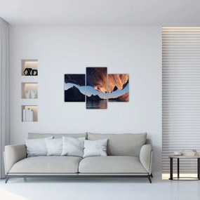 Obraz - 3D útesy (90x60 cm)