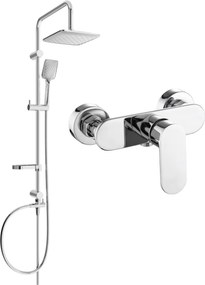 Mexen Sven sprchový set s dažďovou sprchou a sprchovou batériou Milo, chrómová, 71340262-00